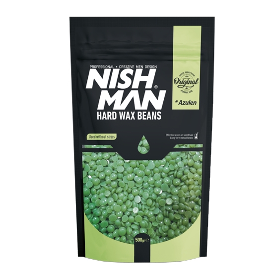 NISHMAN - Ceară epilatoare - granule 500 gr - Verde F1