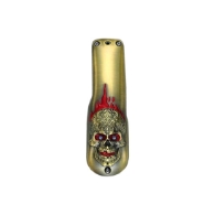 Carcasa metalica 3d skull gold masina de tuns wahl