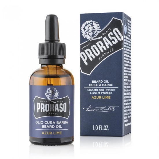 PRORASO - Ulei de barba hidratant- Azur Lime - 30 ml