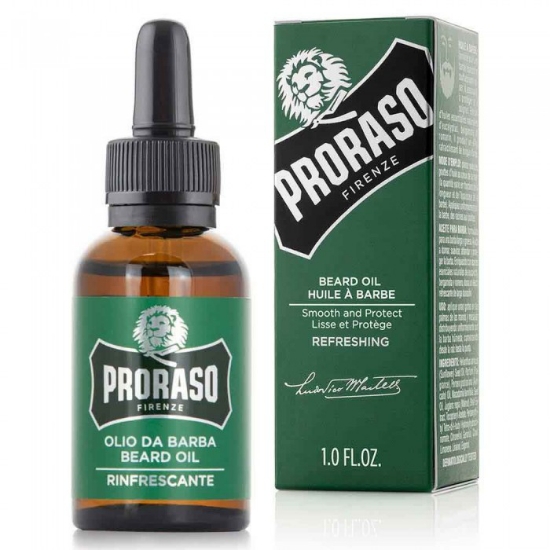 PRORASO - Ulei de barba revigorant - Refreshing - 30 ml