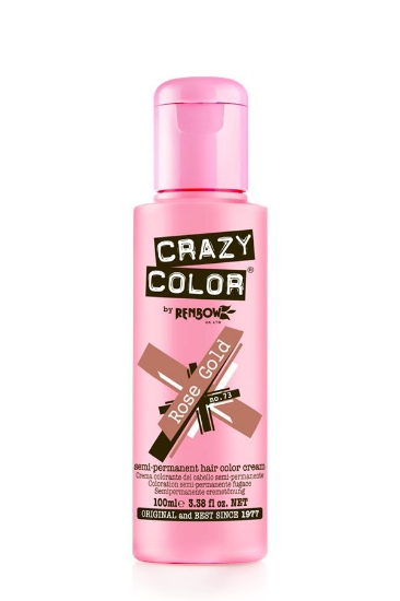 CRAZY COLOR - Vopsea semi-permanenta ROSE GOLD - no.73 - 100 ml