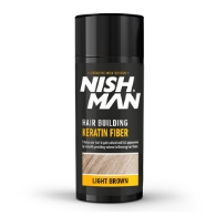 NISH MAN - Pudra fiber pentru parul rar - Saten deschis