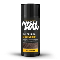 NISH MAN - Pudra fiber pentru parul rar - Saten inchis