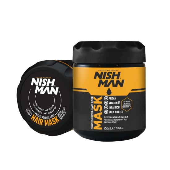 NISH MAN -  Masca pentru par - 750 ml