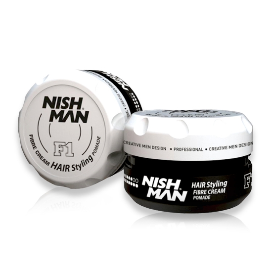 NISH MAN F1 - Ceara de par lucioasa Fiber Pomade- 100ml