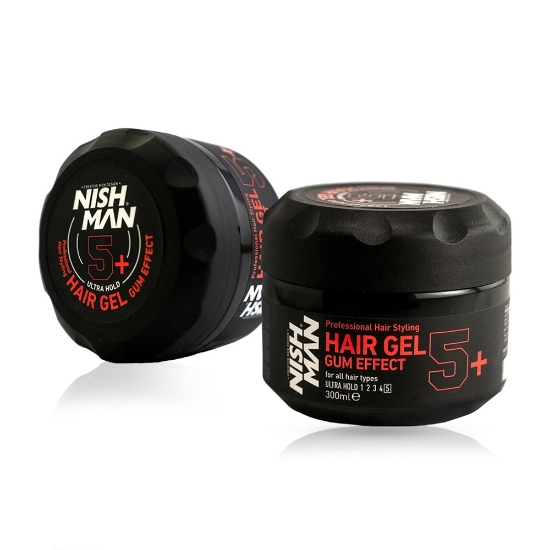 NISH MAN - Gel de par ULTRA HOLD 5+ - 300 ml