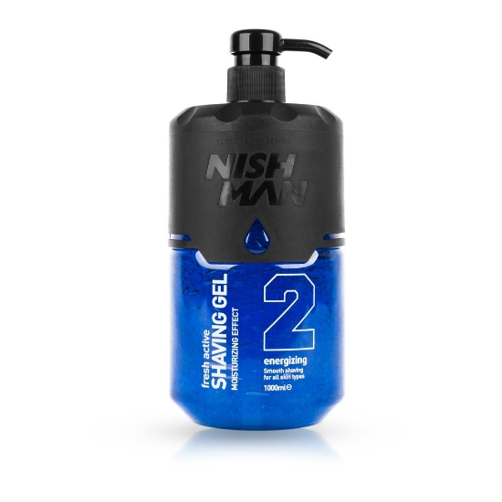 Gel de ras energizing 1000 ml nish man