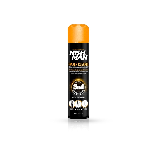 NISH MAN - Spray 3 in 1 pentru masinile de tuns - 300 ml