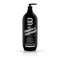 Sampon pentru par - L3VEL3 - KERATIN INFUSED - 2 in 1 - 1000 ml