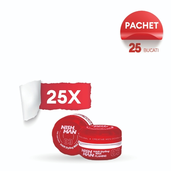 Pachet promo - NISH MAN - Ceara de par 30 ml -03 - 25 buc