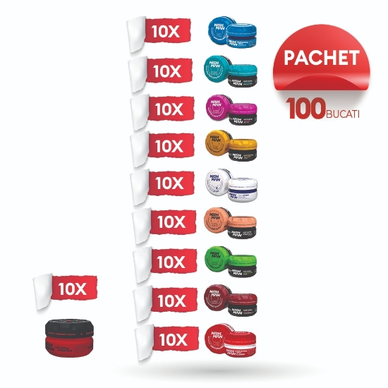 Pachet promo - NISH MAN - Ceara de par 30 ml - MIXT - 100 buc