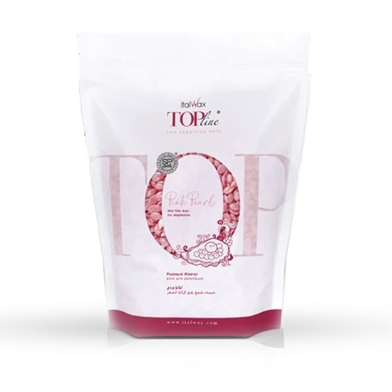 Imagine Ceara epilatoare granule - ITALWAX - Top Line - Roz perlat - 750 g