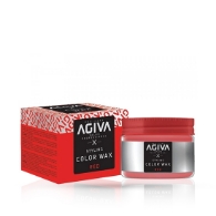 Снимка на Цветна вакса за коса - AGIVA - Червена - 120 мл