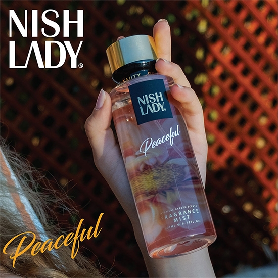 Снимка на Спрей за тяло - NISH LADY - Peaceful - 260 мл