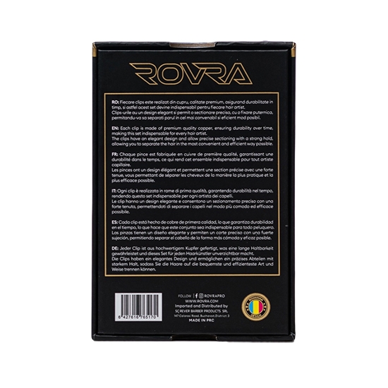 Снимка на Щипки за коса - ROVRA - комплект 4 броя- Gold Mat