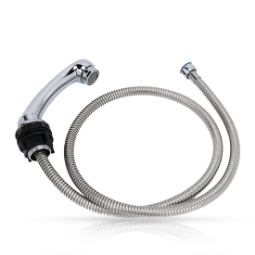 Снимка на Маркуч + душ глава за бръснарска мивка - MENOSER - Silver - 703A 