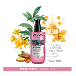 Възстановяващ серум за коса - AGIVA -  Ylang Ylang Liposomed C - 100 ml   