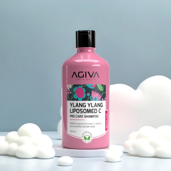 Imagine Sampon reparator pentru par - AGIVA -  Ylang Ylang Liposomed C - 500 ml   