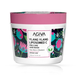 Imagine Masca reparatoare pentru par - AGIVA -  Ylang Ylang Liposomed C - 300 ml   