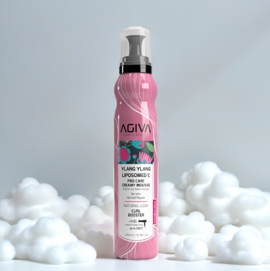 Imagine Spuma refaratoare pentru par - AGIVA -  Ylang Ylang Liposomed C - 200 ml 