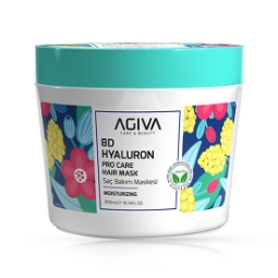 Снимка на Хидратираща маска за коса - AGIVA -  8D Hyaluron - 300 ml  