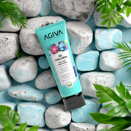 Снимка на Хидратиращ крем за коса - AGIVA - 8D Hyaluron - 250 ml 