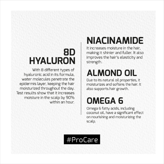 Снимка на Хидратиращ крем за коса - AGIVA - 8D Hyaluron - 250 ml 