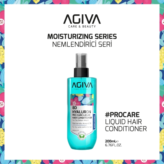 Снимка на Балсам спрей за коса - AGIVA - 8D Hyaluron - 200 ml  