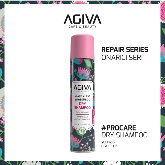 Imagine Sampon uscat - AGIVA -  Ylang Ylang Liposomed C - 200 ml 