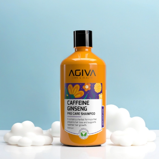 Imagine Sampon revitalizant pentru par - AGIVA -  Cafeine Ginseng - 500 ml   