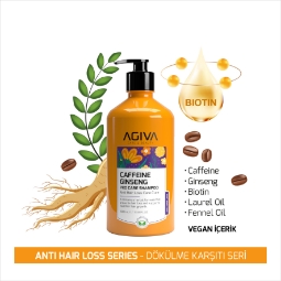 Sampon revitalizant pentru par - AGIVA -  Caffeine Ginseng - 1000 ml  