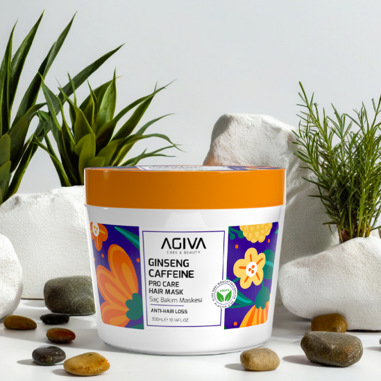 Imagine Masca revitalizanta pentru par - AGIVA -  Caffein Ginseng - 300 ml 