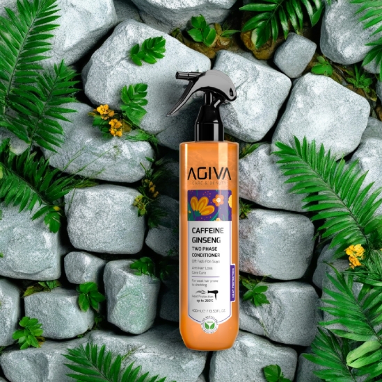 Снимка на Двуфазен балсам за коса - AGIVA -  Caffeine Ginseng - 400 мл