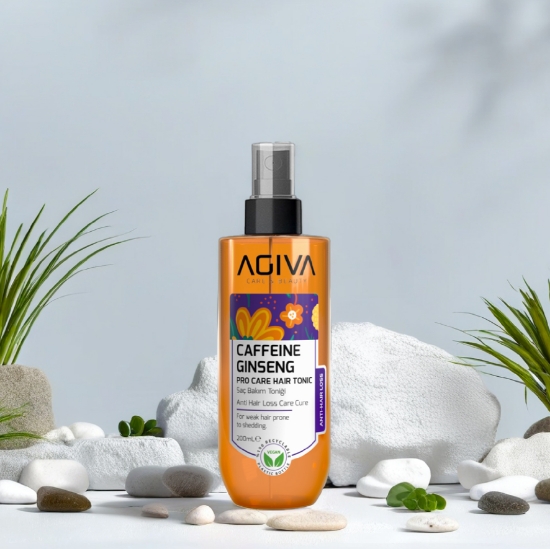 Imagine Hair tonic spray pentru par - AGIVA - Caffeine Ginseng - 200 ml  