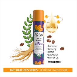 Sampon uscat - AGIVA -  Caffeine Ginseng - 200 ml 