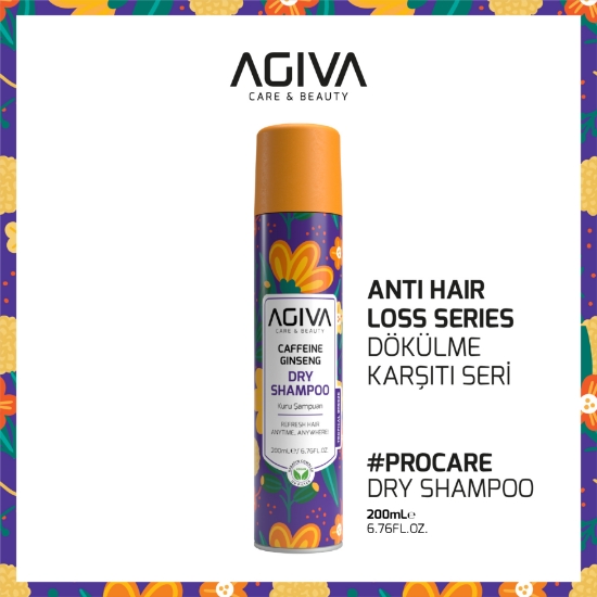 Imagine Sampon uscat - AGIVA -  Caffeine Ginseng - 200 ml 