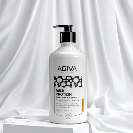 Imagine Sampon pentru par - AGIVA - Milk Protein - 1000 ml  