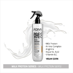 Двуфазен балсам за коса - AGIVA -  Milk Protein - 400 мл