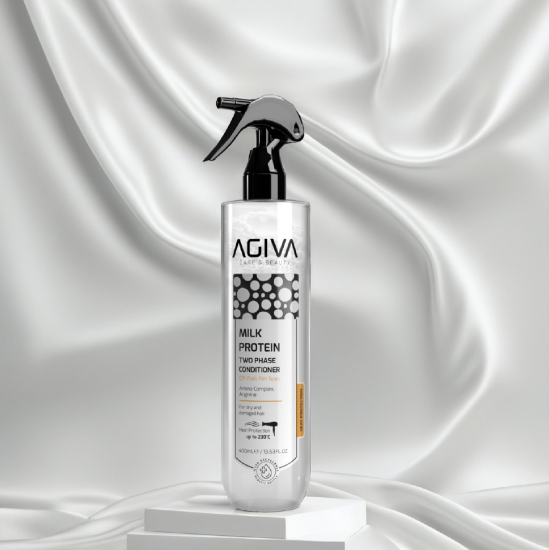 Снимка на Двуфазен балсам за коса - AGIVA -  Milk Protein - 400 мл