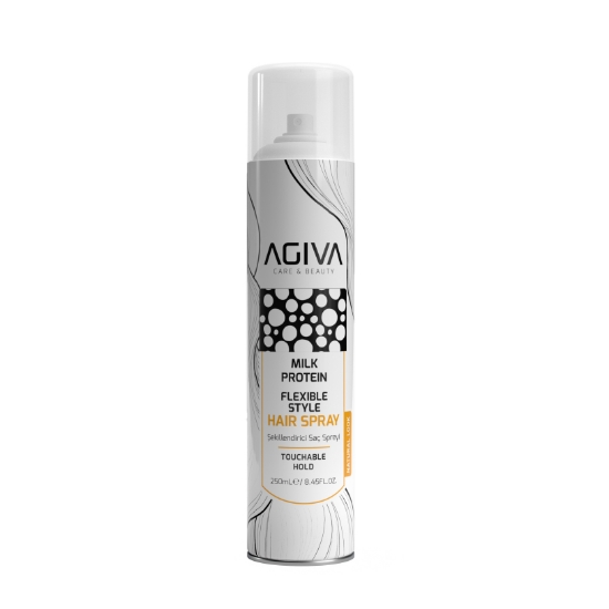 Снимка на Лак за коса - AGIVA - Milk Protein - 250 ml  