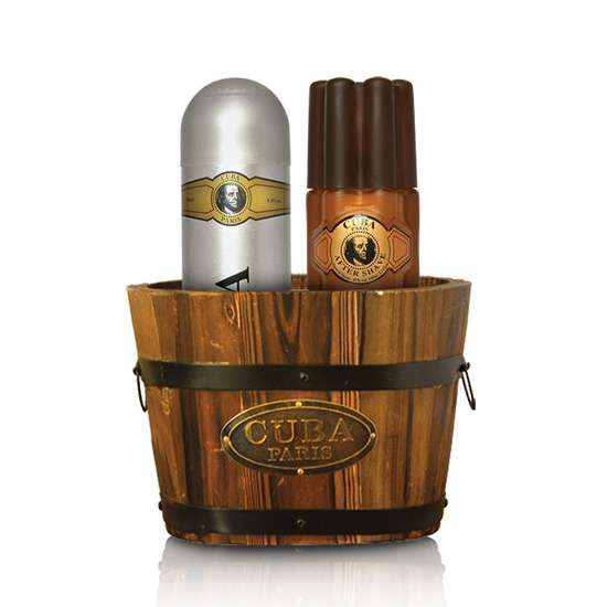 Снимка на Комплект дезодорант спрей 200 ml + афтършейв Cuba 100 ml - CUBA - Paris Gold 
