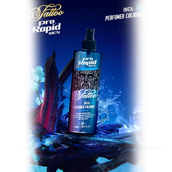 Снимка на Афтършейв одеколон  - PRORAPID - Tattoo INCA - 05 - 400 ml 