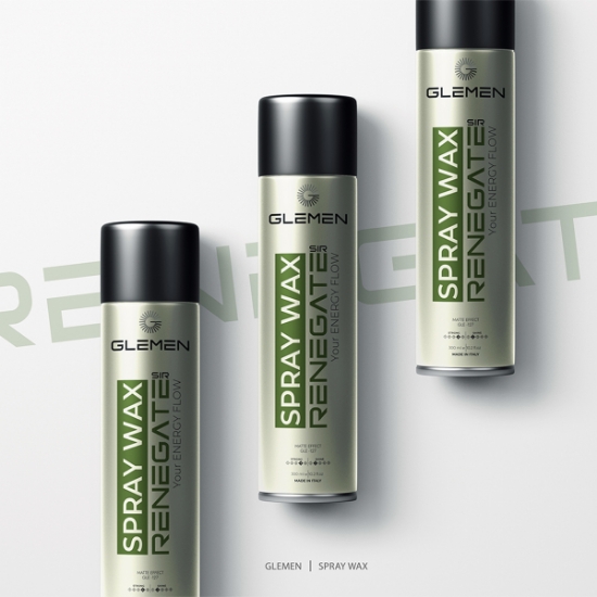 Снимка на Спрей вакса за коса GLEMEN - RENEGATE - 300 ml 
