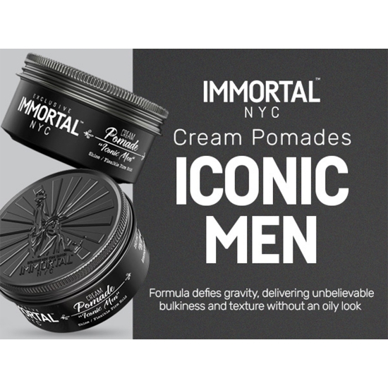 Снимка на Вакса за коса - IMMORTAL - NYC - Iconic Men Pomade  - 50 ml 