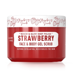 Снимка на Скраб гел за лице и тяло - IMMORTAL - Strawberry - 300 ml  