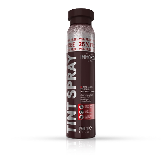 Снимка на Спрей за оцветяване на косата - IMMORTAL - Тъмно кестеняво - 250 ml 