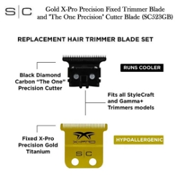 Нож STYLECRAFT за тример  - X-PRO Precission - Gold 