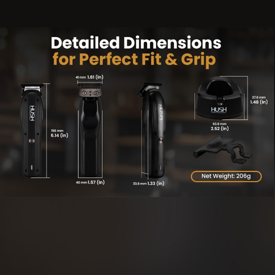 Снимка на Тример - HUSH PROFESSIONAL / T2 - 7200 об./мин - безжичен