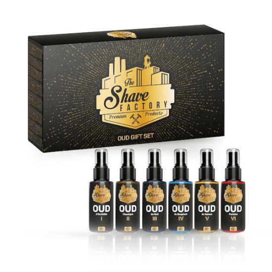 Снимка на Подаръчен комплект Oud  - SHAVE FACTORY - 6 бр Афтършейв 50 ml