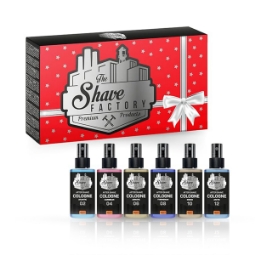 Снимка на Подаръчен комплект  - SHAVE FACTORY - 6x After Shave 50 ml - червен